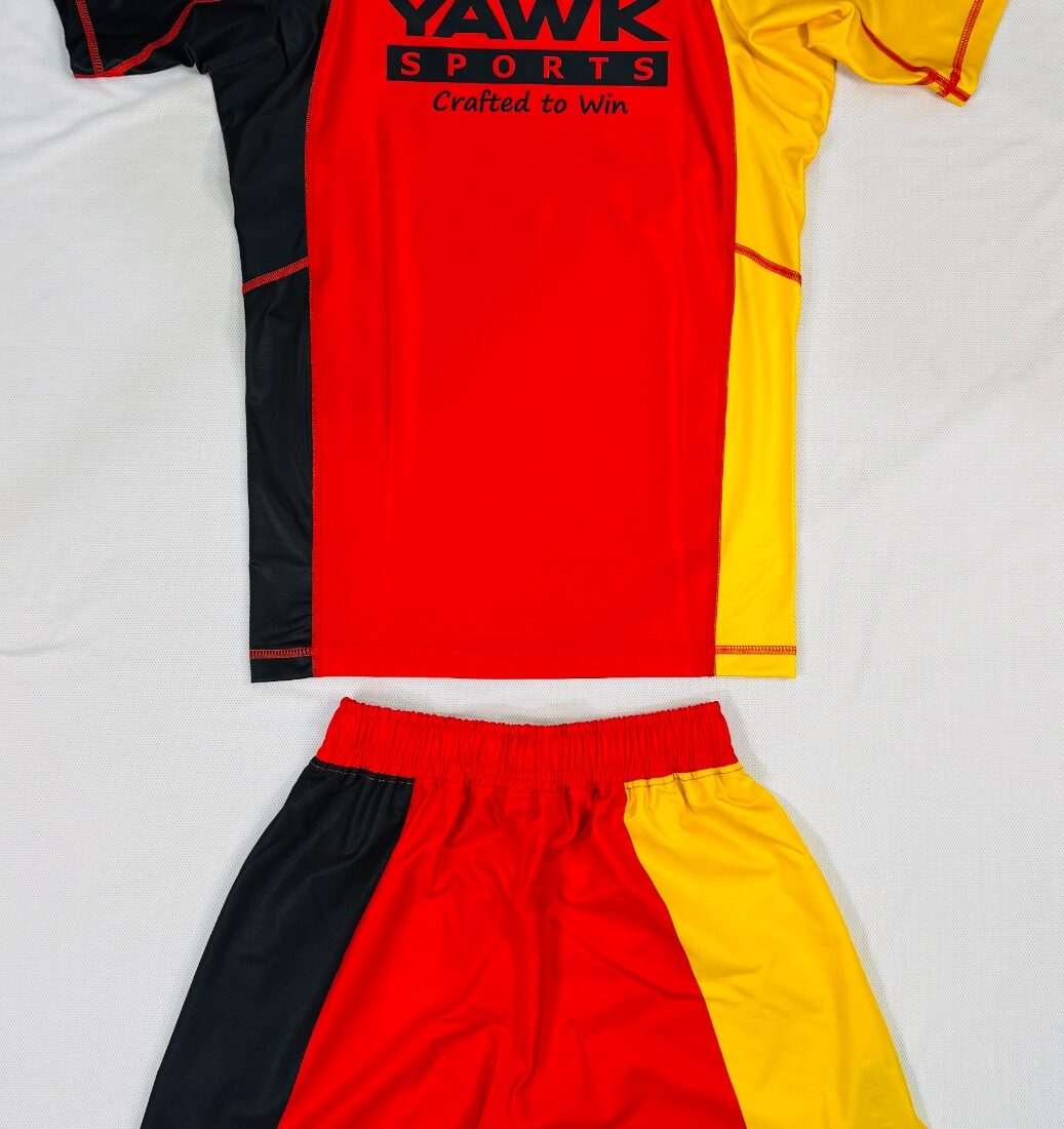 Men's german flag style shirt and shorts
